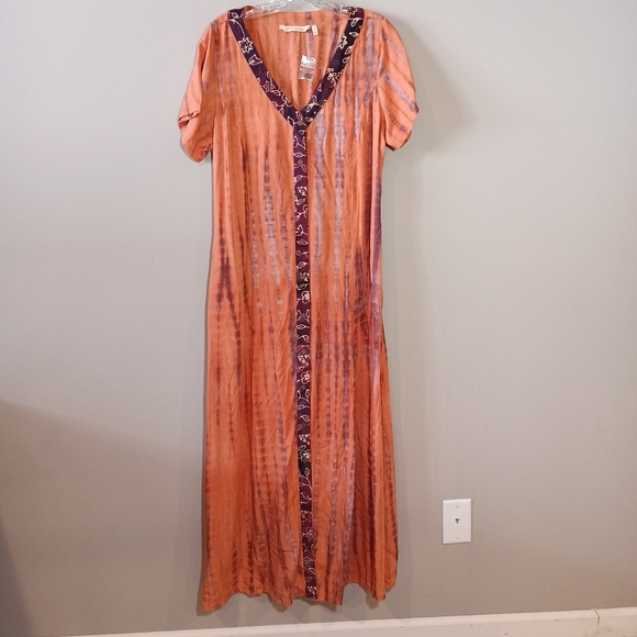 Soft Surroundings Dresses & Skirts - Soft Surroundings Kaftan Sunset Bali Maxi Dress Size M NWOT